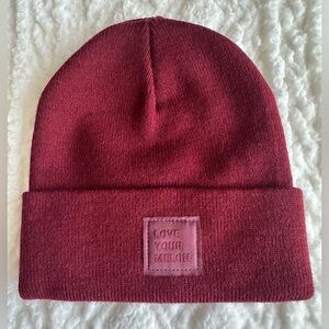 Love Your Melon Burgundy Knit Beanie